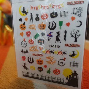 Halloween Nail Stickers Waterproof Nail Stickers